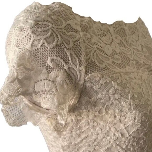 Rags To Wishes Floral Lace‎ Dress Size Medium - Picture 6 of 16